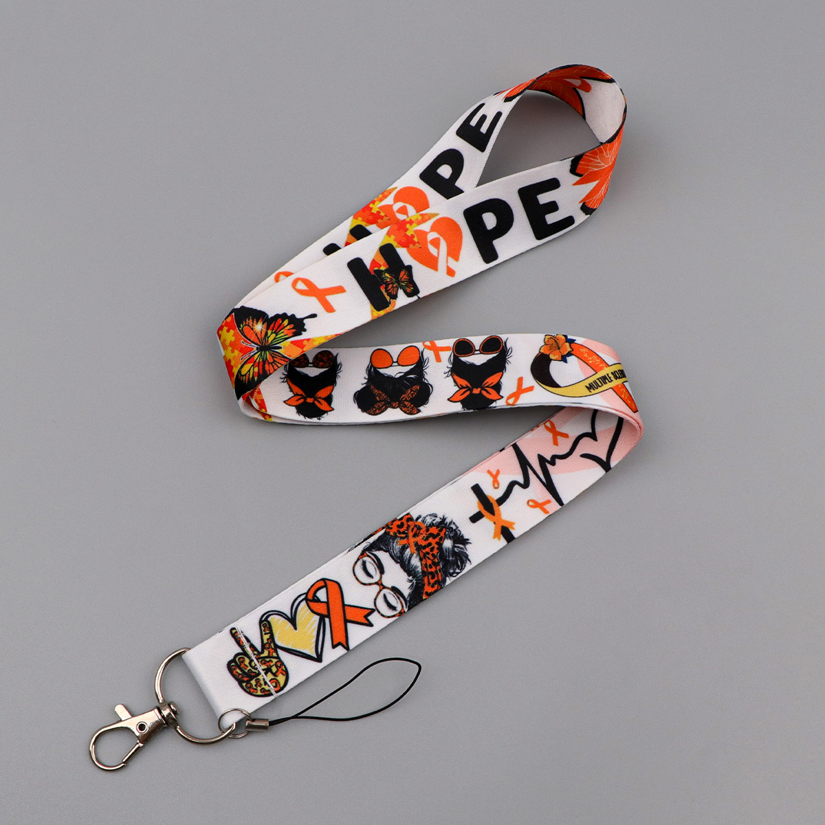Orange Ribbon Butterfly Hope C - Rugged Sport Strap recension och pris