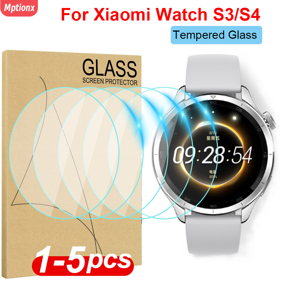 Tempered Glass for Xiaomi Mi W - Xiaomi Smartwatch S3 Accessories recension och pris