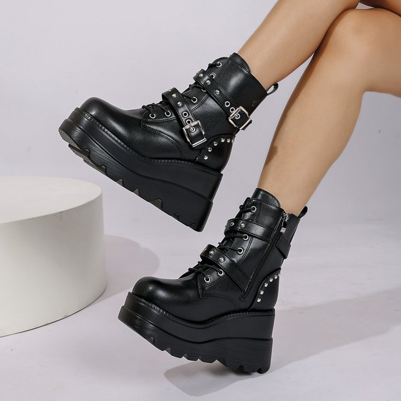 Women Leather Ankle Booties Wo - Leather Classic Strap recension och pris