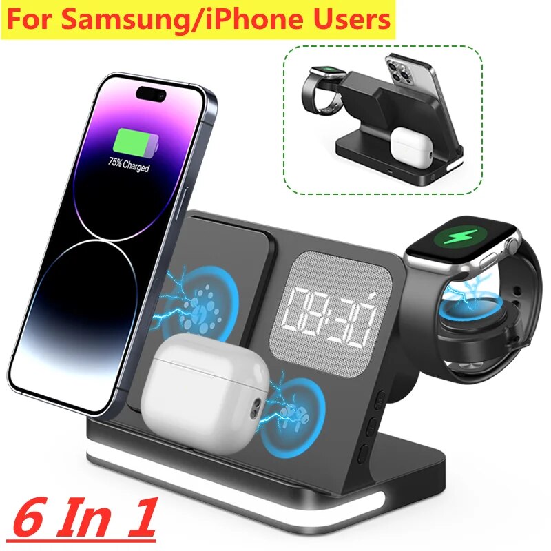 Wireless Charger Stand For iPh - Watch Charger Cable recension och pris
