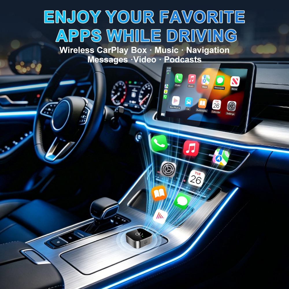 Wireless CarPlay Android Auto  - Smartwatch Universal recension och pris