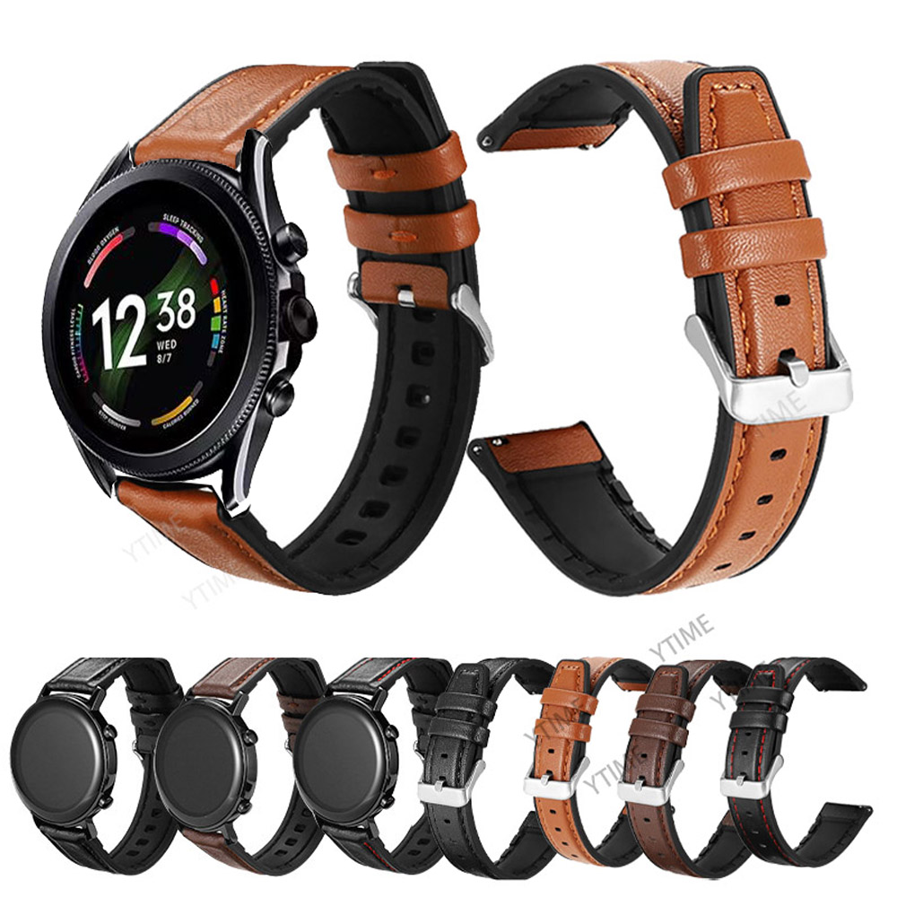 22mm Silicone Leather Band For - Fossil Smartwatch Accessories recension och pris