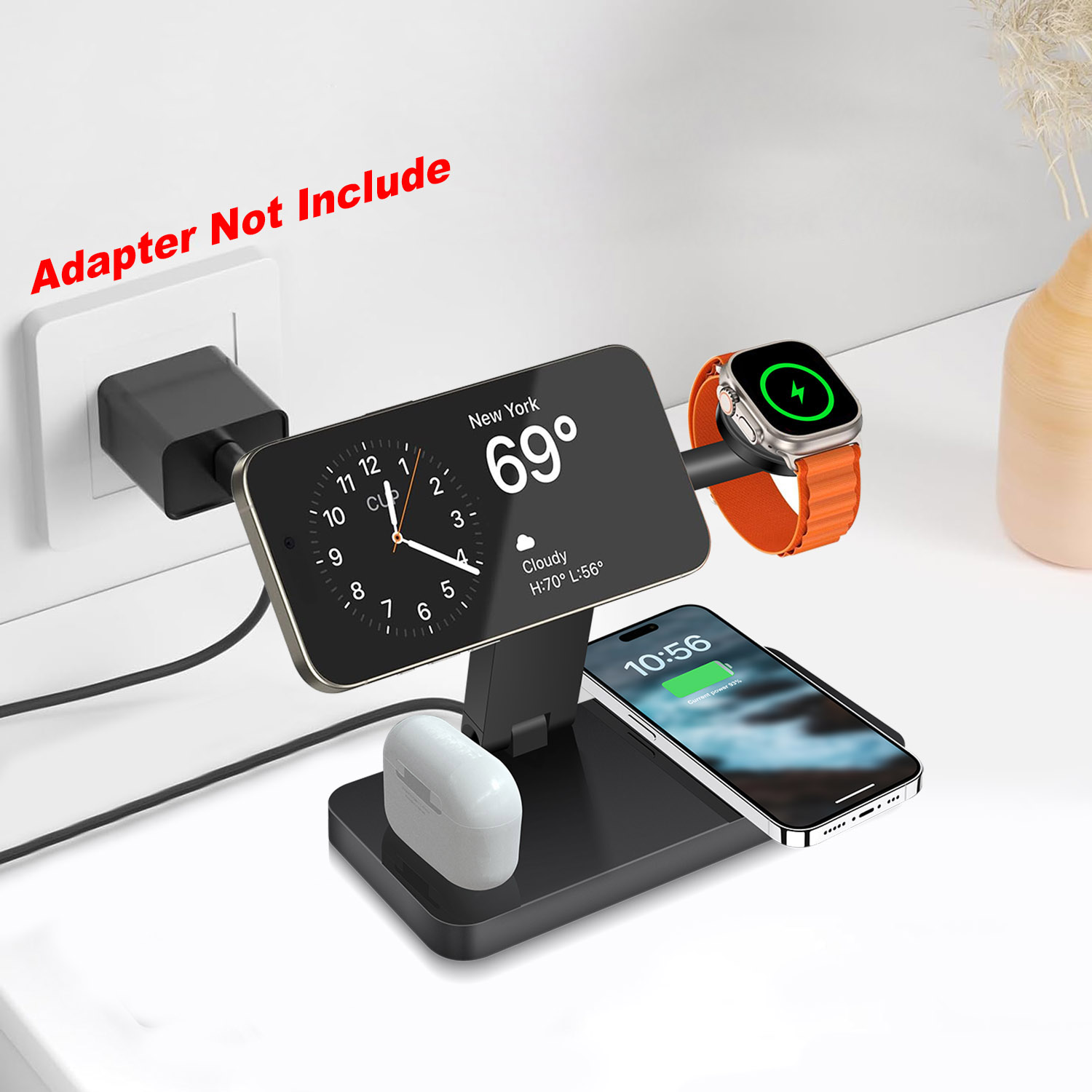 4 in 1 Magnetic Wireless Charg - Smartwatch Ac recension och pris