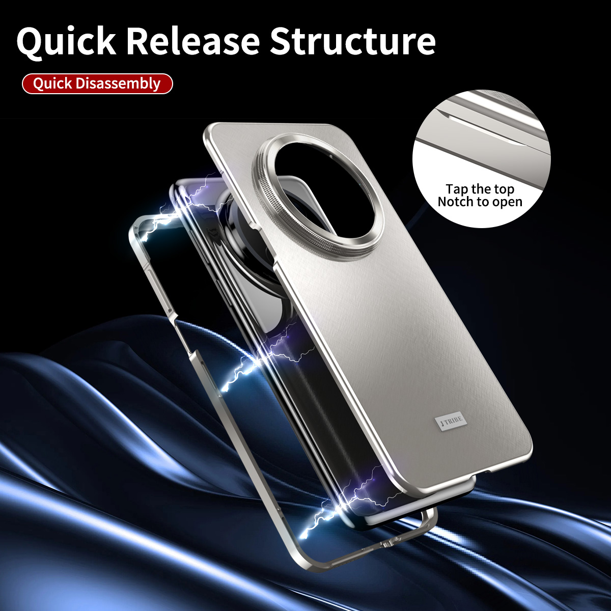 Magnetic Close Aluminum Frame  - Huawei Mate 60 recension och pris