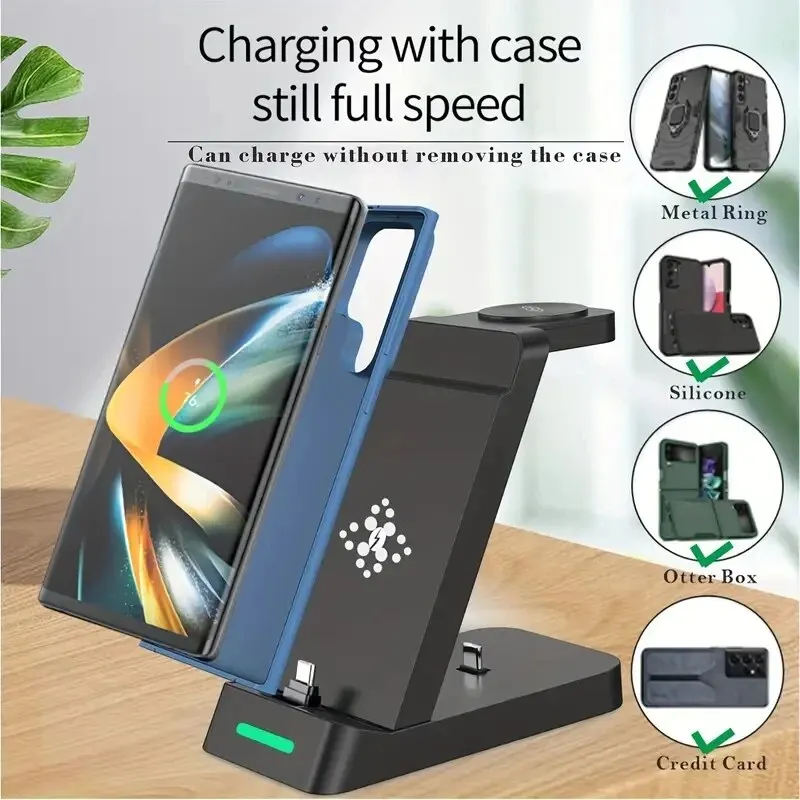 3 In 1 Charging Station for Sa - Smartwatch Ac recension och pris