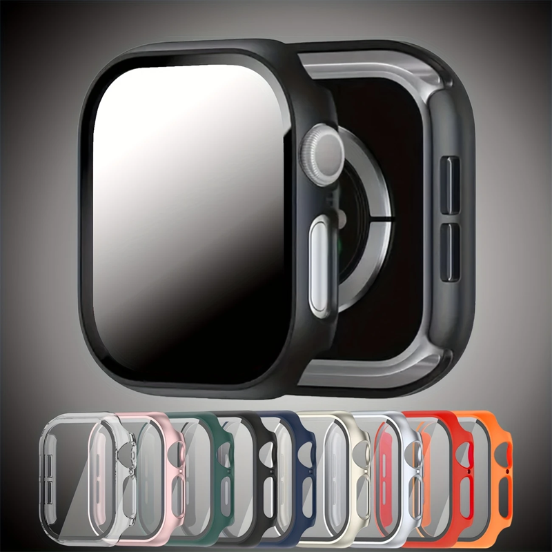 Glass + Case for Apple Watch 4 - Smartwatch Band Accessories recension och pris