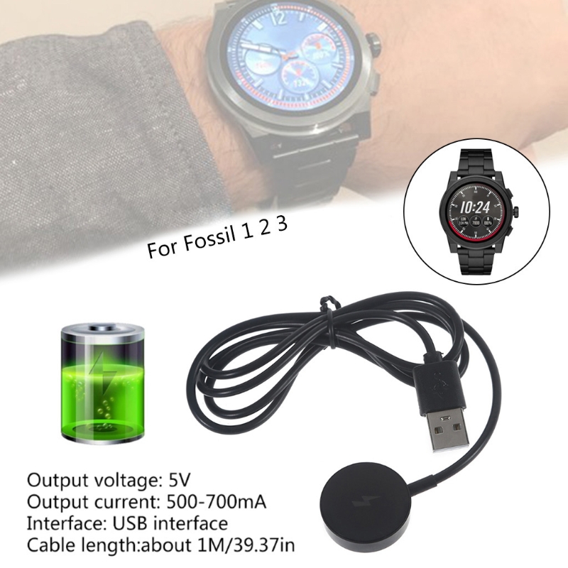 USB Watch Charger Adapter Smar - Fossil Smartwatch Accessories recension och pris