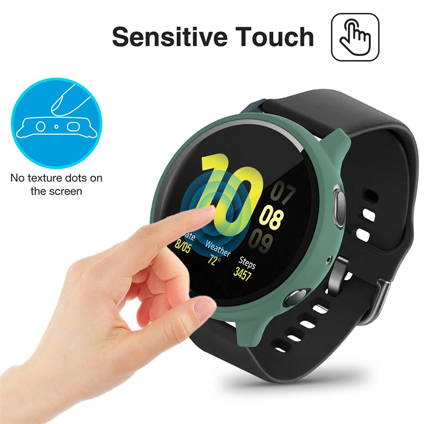 Tempered Glass Case for Samsun - Garmin Smartwatch Accessories recension och pris