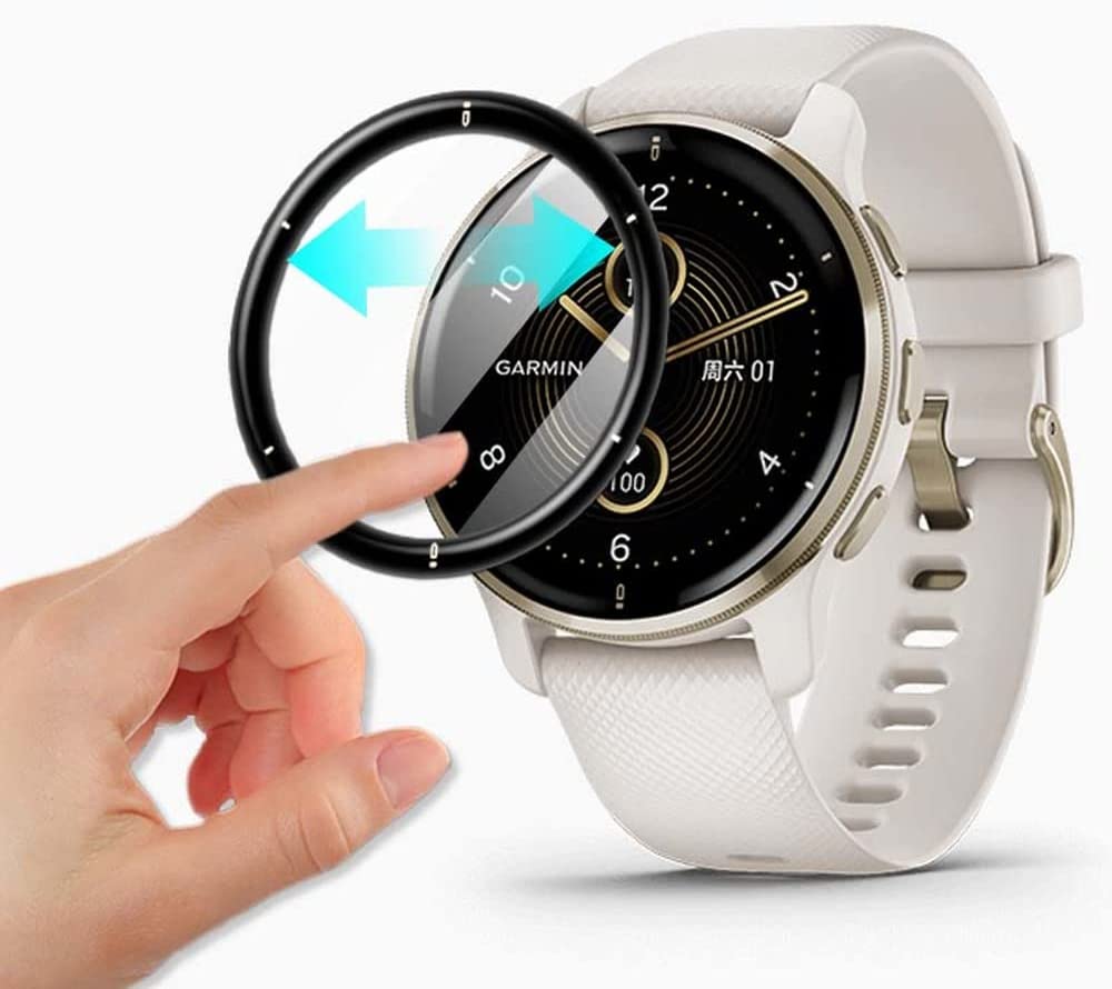 3D Curved Edge Protective Film - Garmin Smartwatch Accessories recension och pris