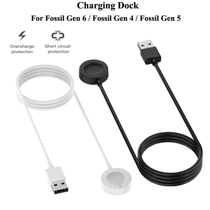 1M USB Magnetic Fast Charger D - Fossil Smartwatch Accessories recension och pris