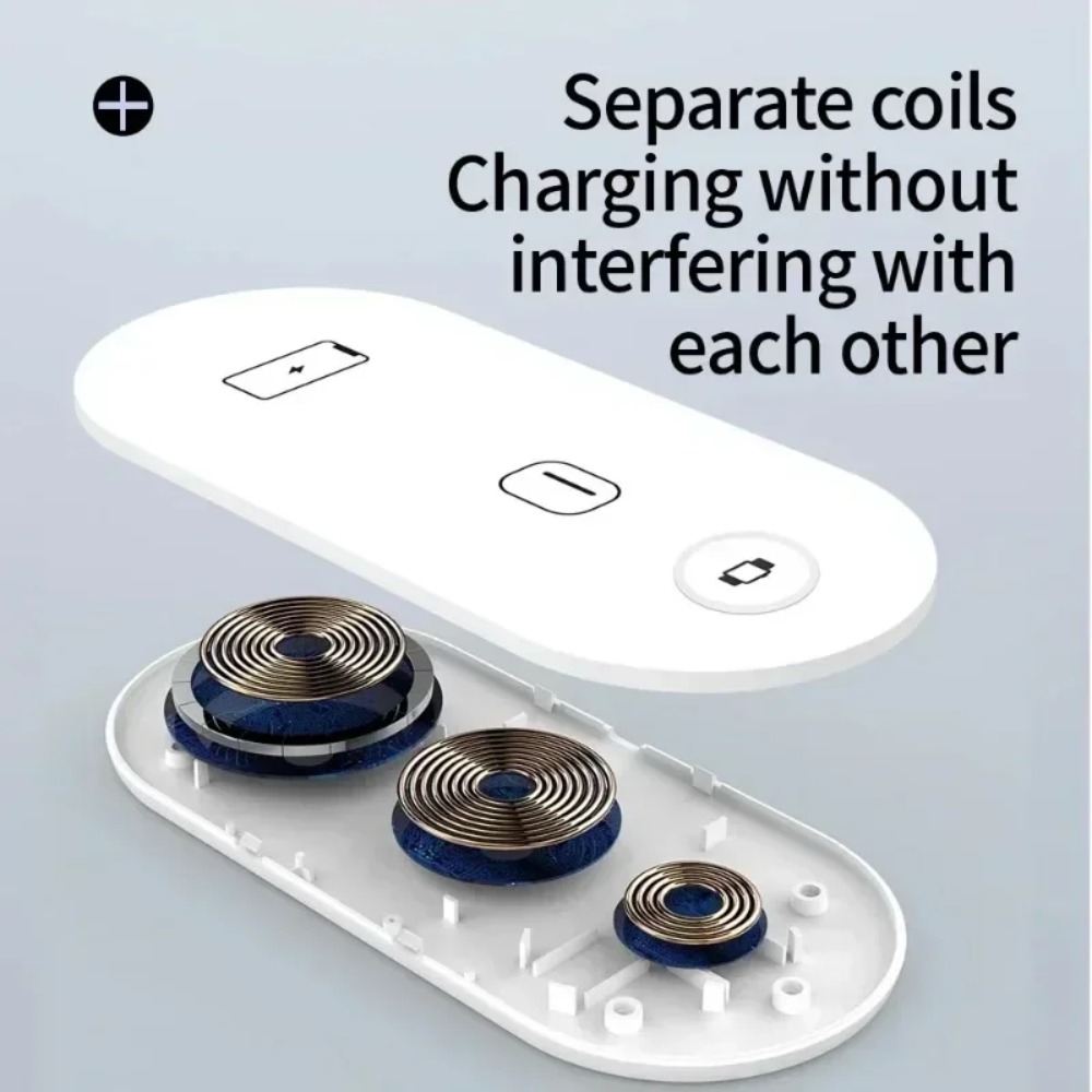 3-in-1 Wireless Charging Pad F - Smartwatch Ac recension och pris