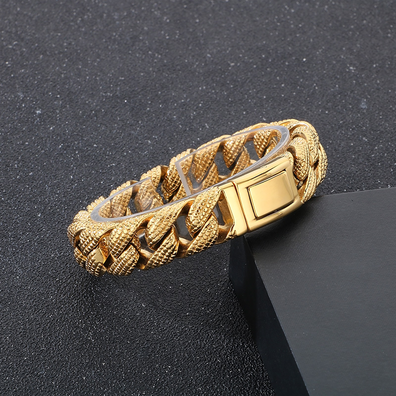 Kalen 19-21cm Long Stainless S - Ceramic Link Bracelet recension och pris