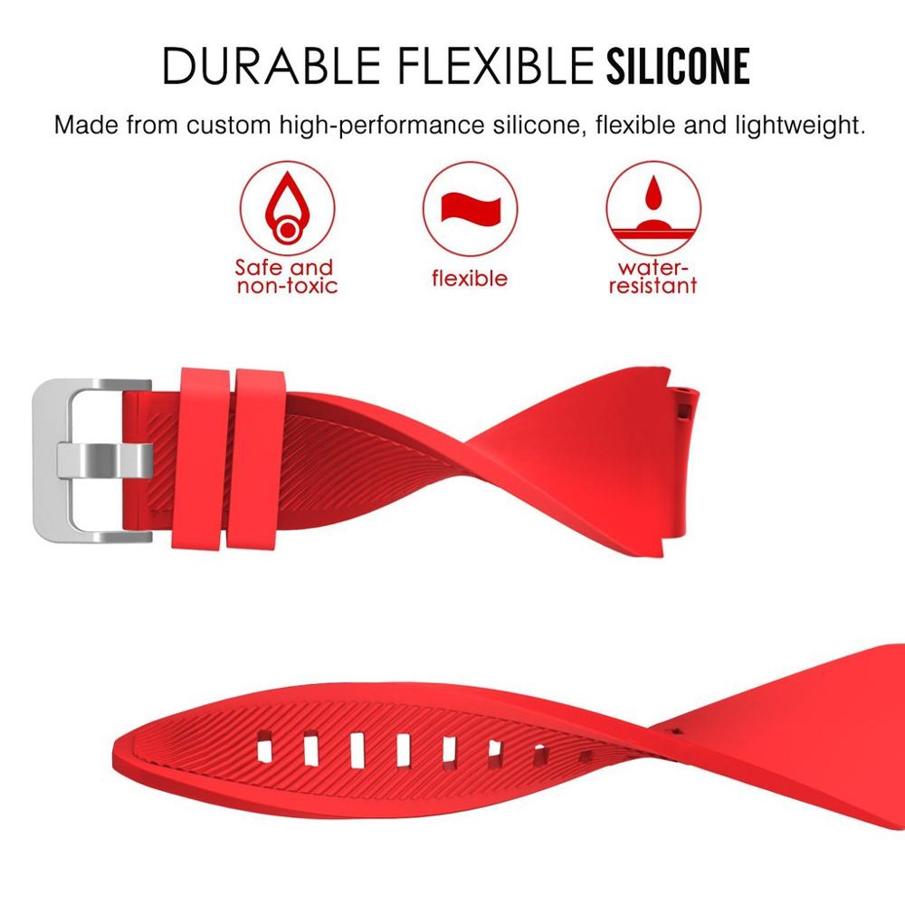 22mm Silicone Strap For Realme - Fossil Smartwatch Accessories recension och pris