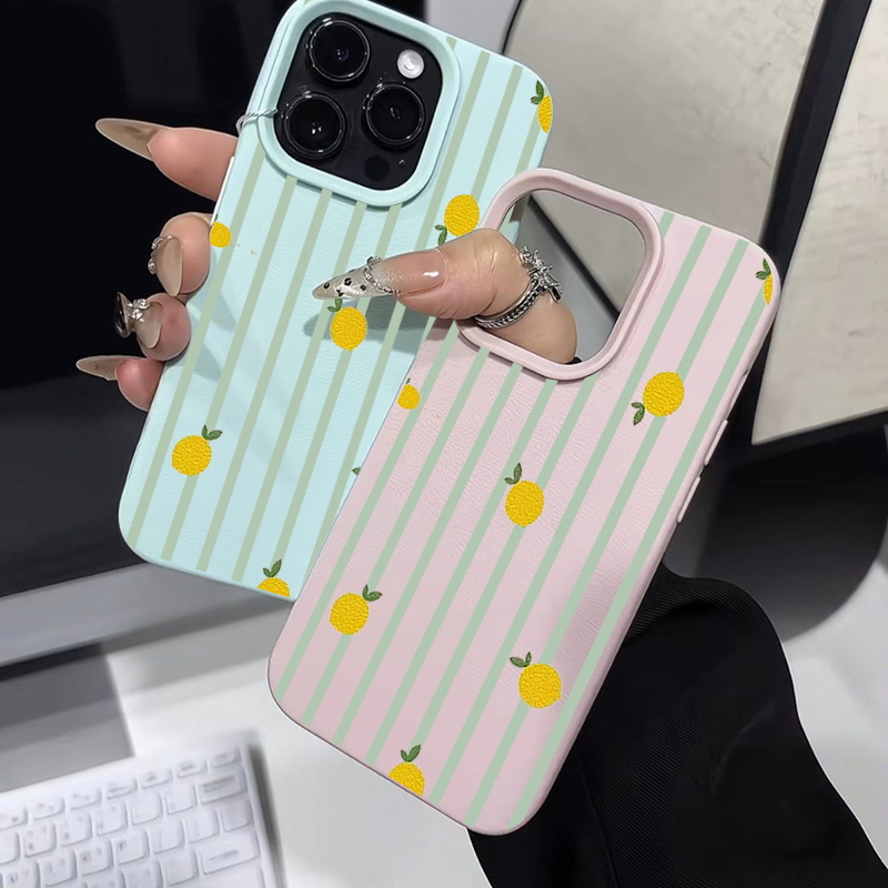 Shockproof Cute Lemon Pattern  - Apple Iphone 15 Pro Max recension och pris