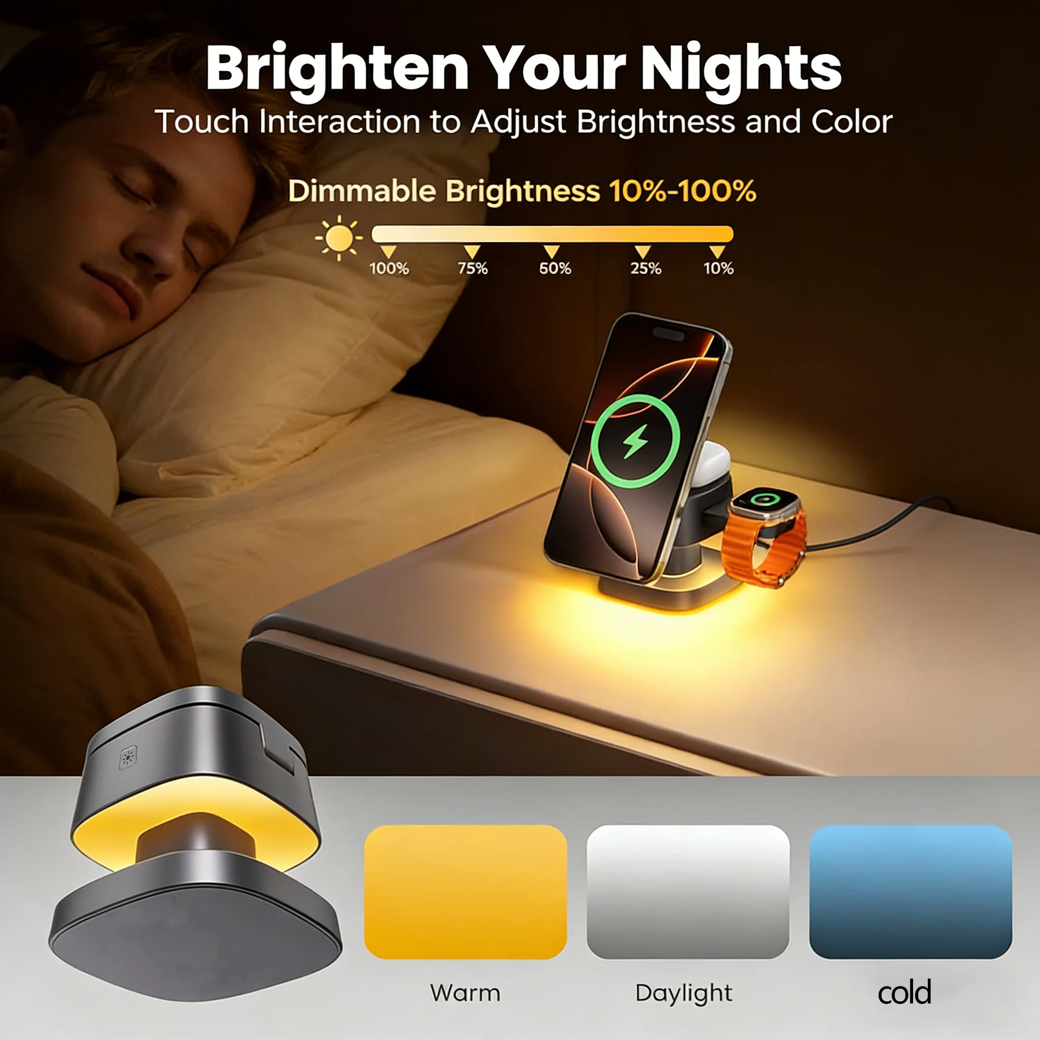 TIMESS Night Light Mashroom Wi - Smartwatch Ac recension och pris