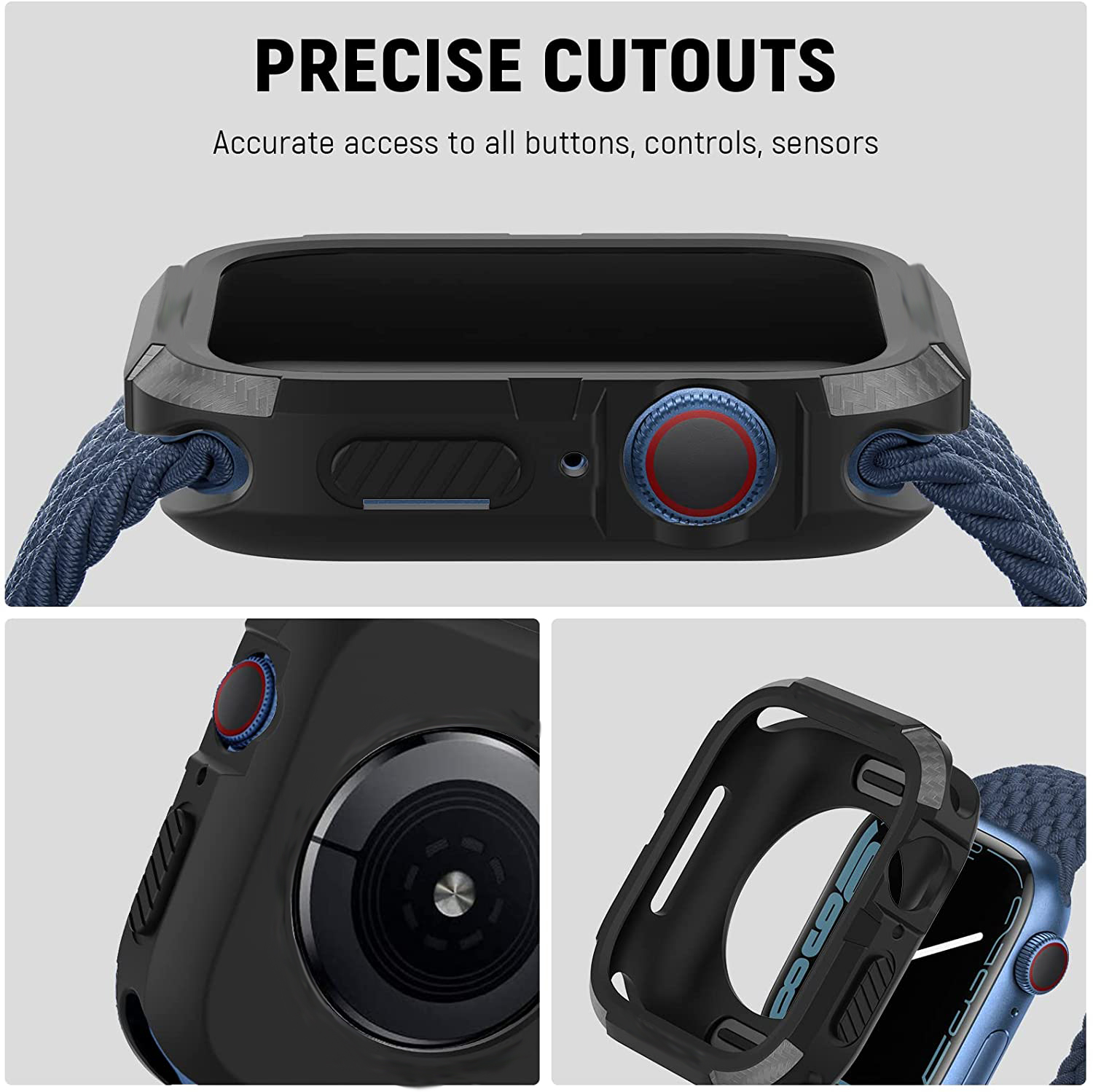 Rugged Cover for Apple Watch C - Smartwatch Band Accessories recension och pris